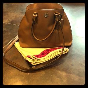 Tan, Leather Tory Burch Tote